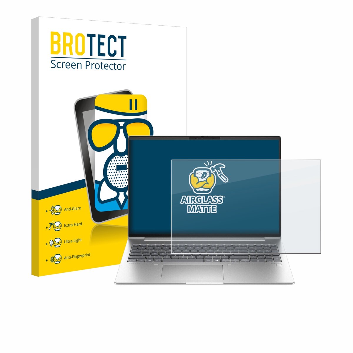 BROTECT - Screenprotector voor HP ProBook 460 G11 - Folie Beschermfolie Beschermglas matte