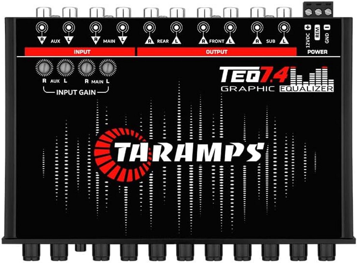 7-Bands Grafische Equalizer Auto Audio Systeem met Subwoofer Controle