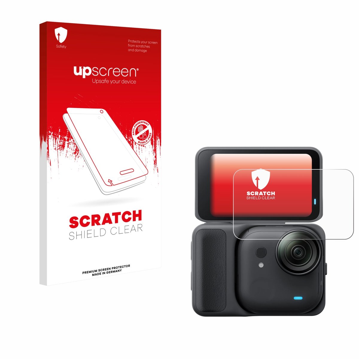 upscreen - Screenprotector voor Insta360 Go Ultra - Folie Beschermfolie transparant