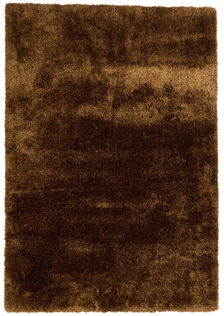 DÉJA Living Vloerkleed 160x230cm - Hoogpolig Goud Stof - Lavar Mix