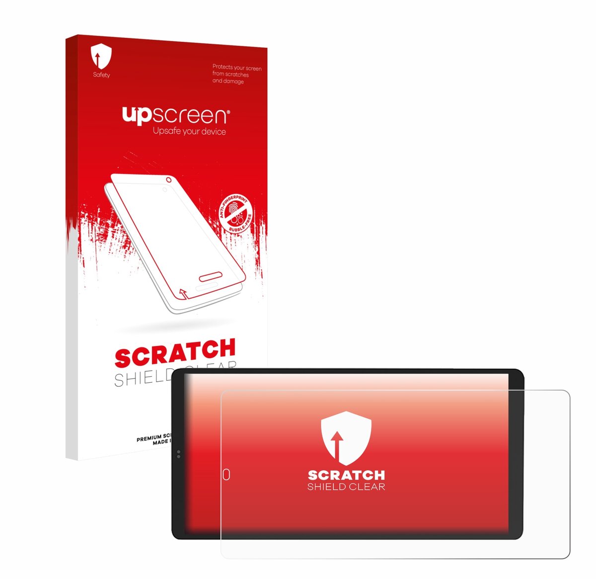 upscreen - Screenprotector voor Shelly Wall Display X2 - Folie Beschermfolie transparant