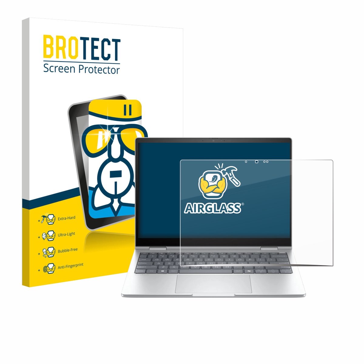 Screenprotector voor HP EliteBook 8 Flip G1i 13" Beschermglas transparant