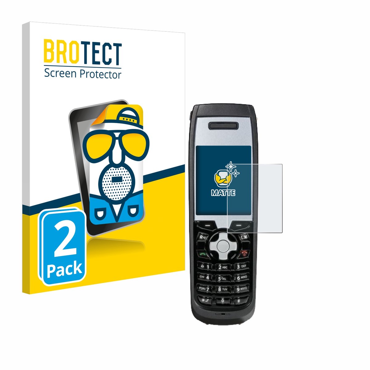 BROTECT - Screenprotector voor Funktel FC5 - Folie Beschermfolie matte 2 Stuks