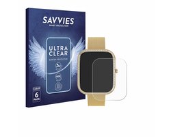 Savvies - Screenprotector voor Banlvs P111 1.75" - Folie Beschermfolie transparant 6 Stuks