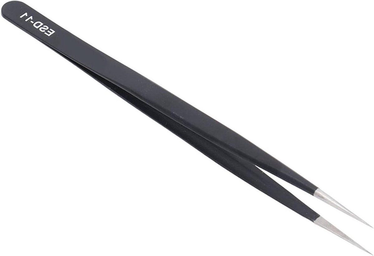 Precisie Pincetten Set voor ESD Gevoelige Elektronica Reparatie - Antistatisch, Ultrafijn, Mobiele Telefoons, PC