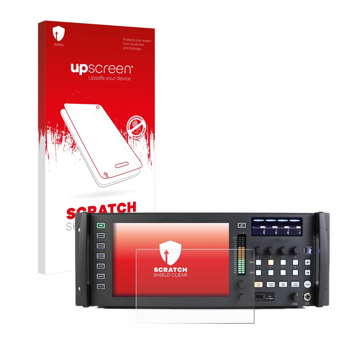 upscreen - Screenprotector voor Behringer Wing Rack - Folie Beschermfolie transparant