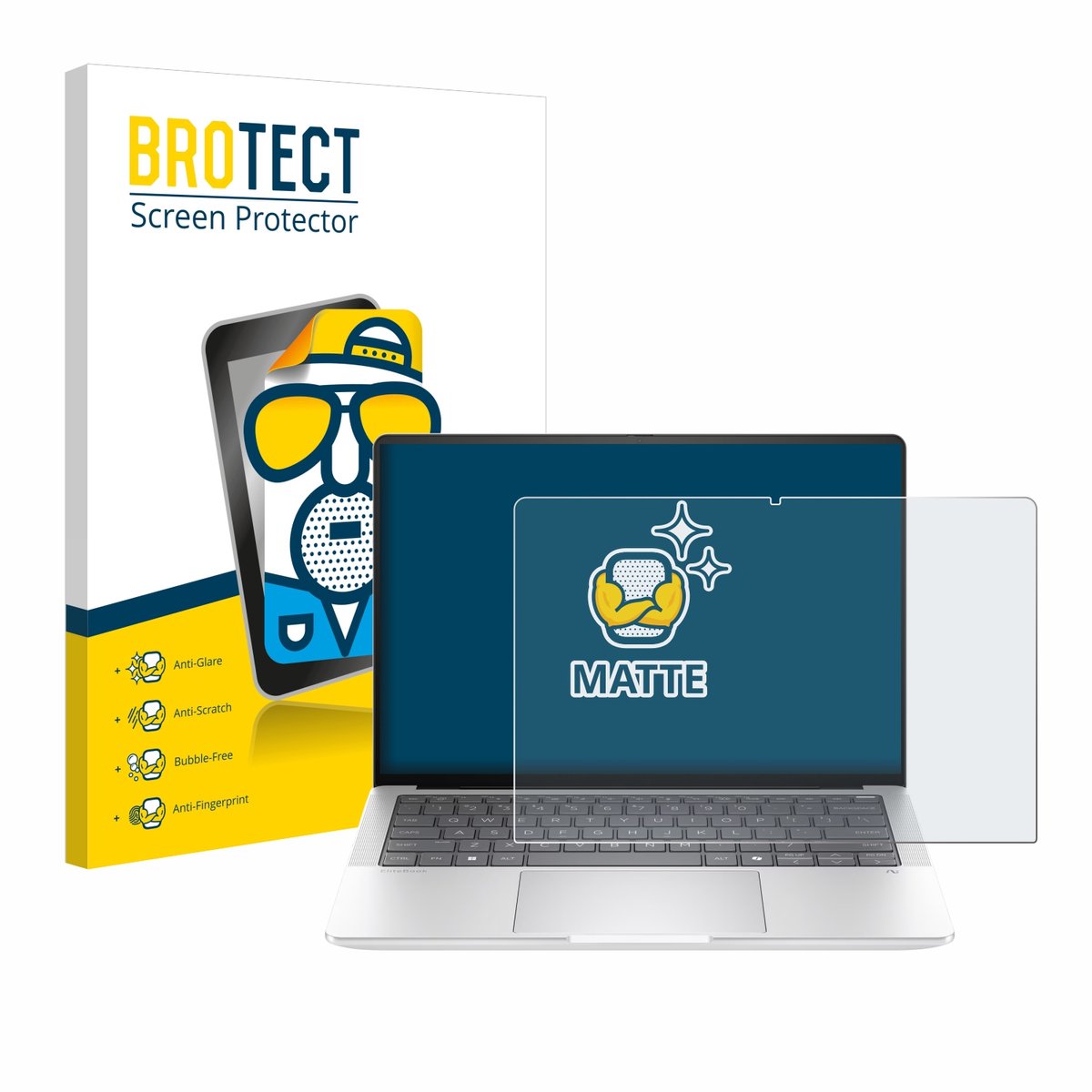BROTECT - Screenprotector voor HP EliteBook X G1a 14" - Folie Beschermfolie matte