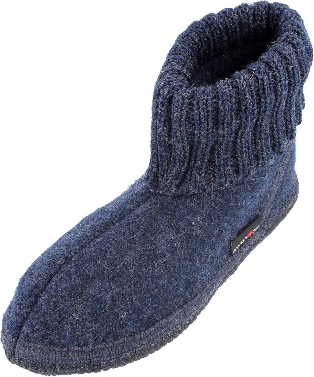 Warme Vilten Pantoffels met Kraag voor Heren en Dames