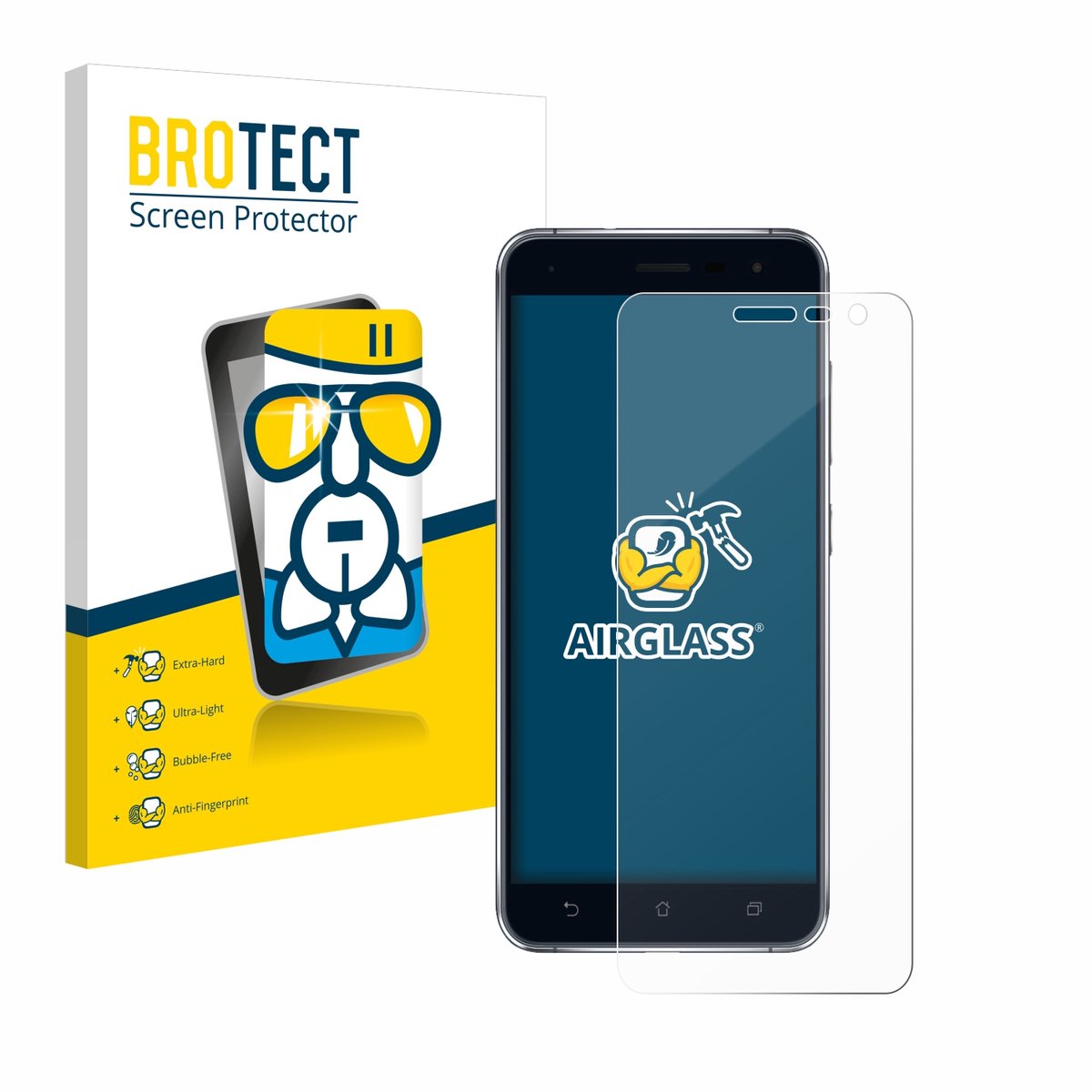 Screenprotector voor ASUS ZenFone 3 ZE520KL Beschermglas transparant