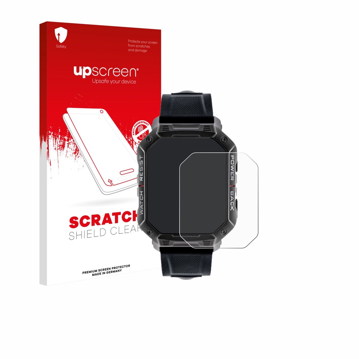 upscreen - Screenprotector voor Watchmark Ultra - Folie Beschermfolie transparant