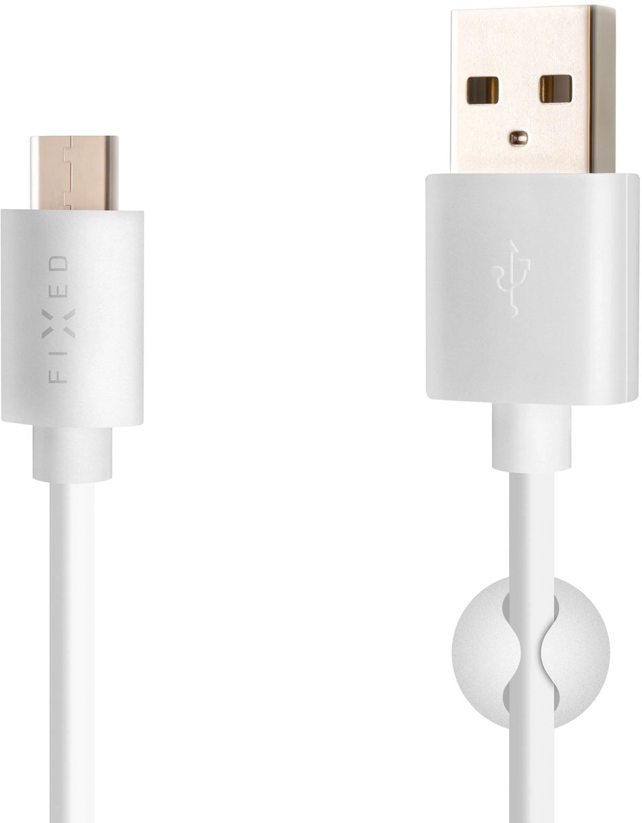 FIXED FIXD-UC2M-WH USB-kabel 2 m USB A USB C 4,8 Gbit/s Zwart