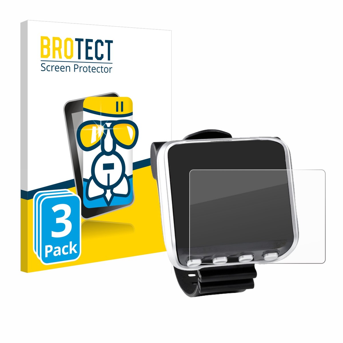Screenprotector 3 Stuks voor Mares Genius Beschermglas transparant