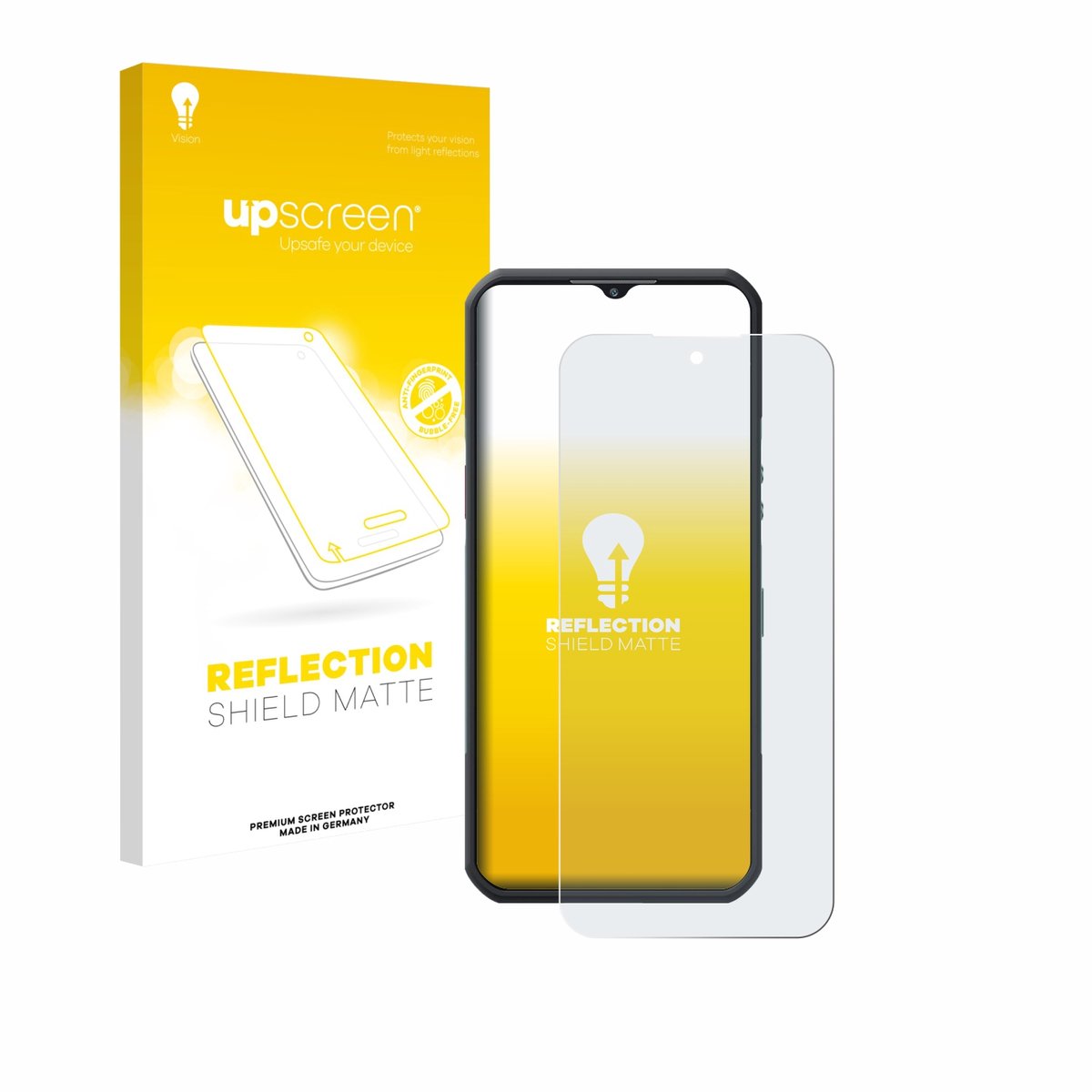 upscreen - Screenprotector voor Oukitel WP55 Pro - Folie Beschermfolie anti glare matte