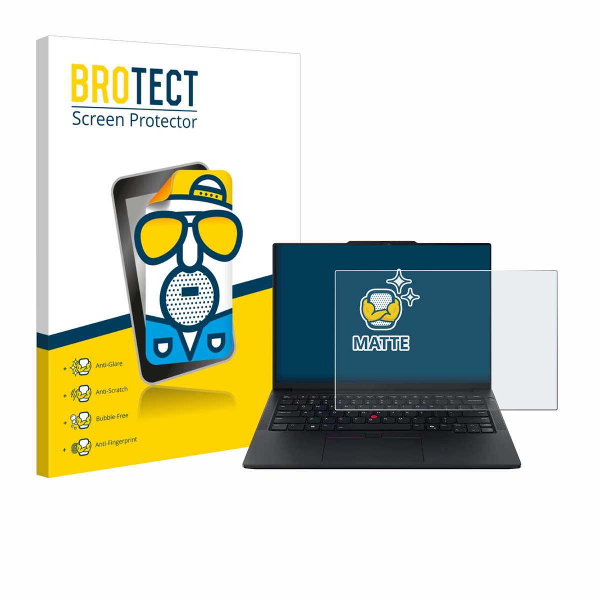 BROTECT - Screenprotector voor Lenovo ThinkPad E14 Gen 7 - Folie Beschermfolie matte