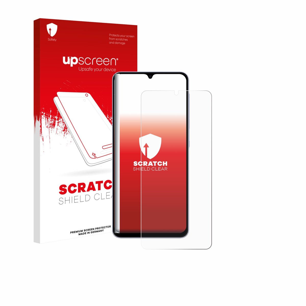upscreen - Screenprotector voor Samsung Galaxy A07 - Folie Beschermfolie transparant