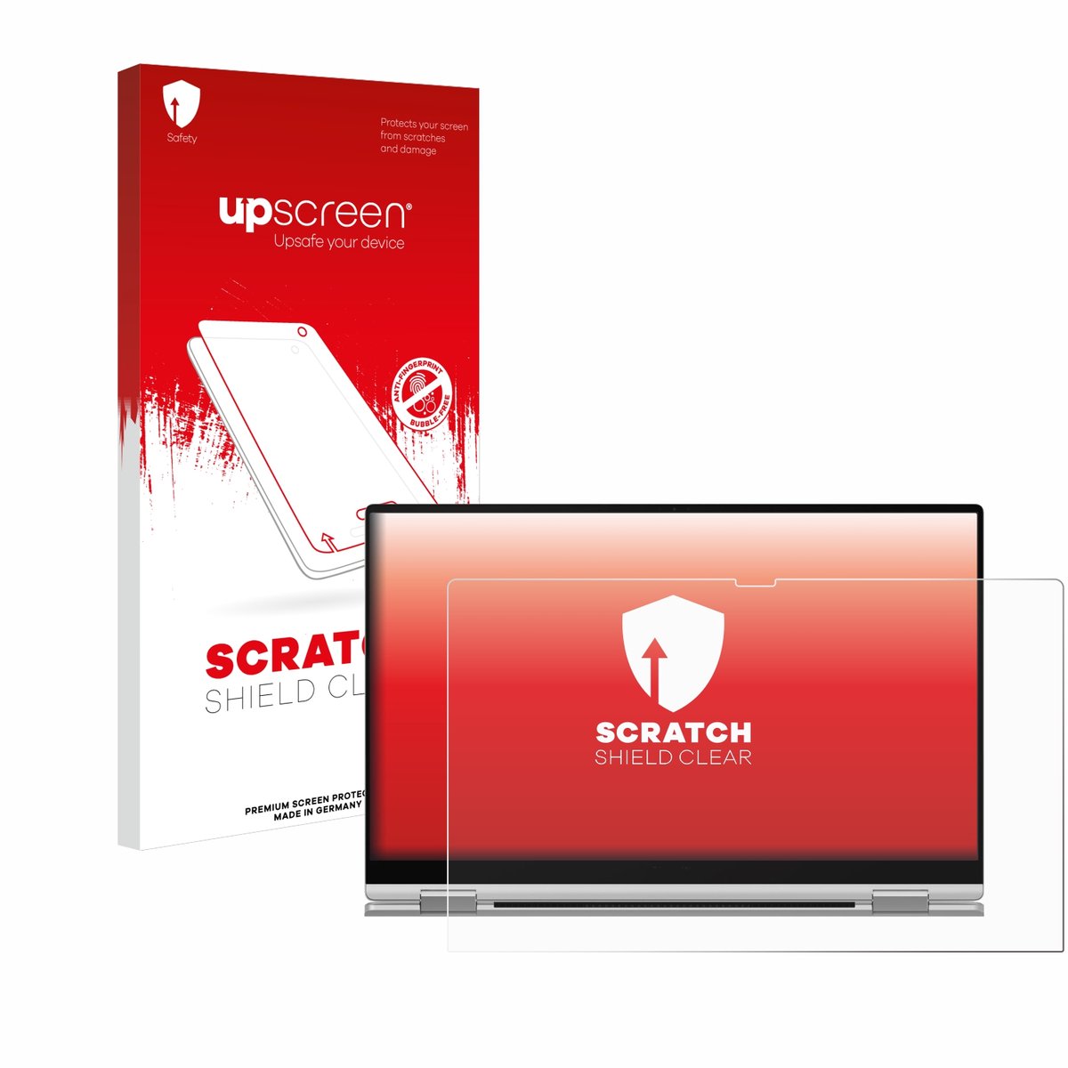 upscreen - Screenprotector voor Samsung Galaxy Book Pro 360 13" - Folie Beschermfolie transparant