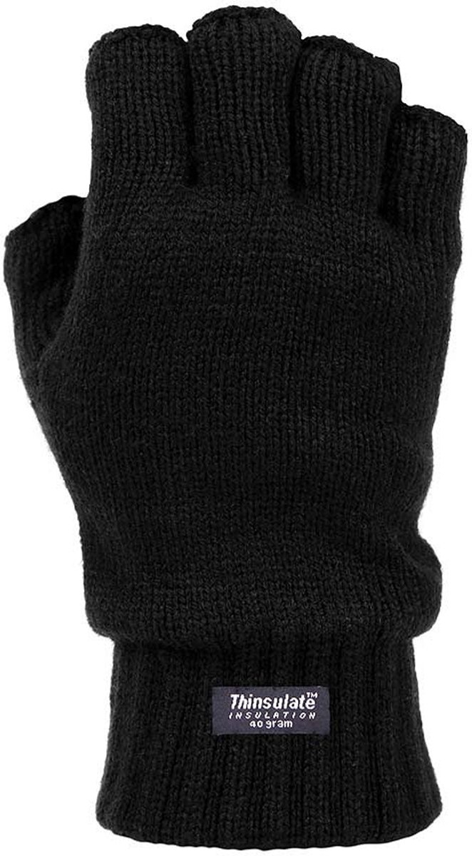 Vingerloze handschoenen met thinsulate voering