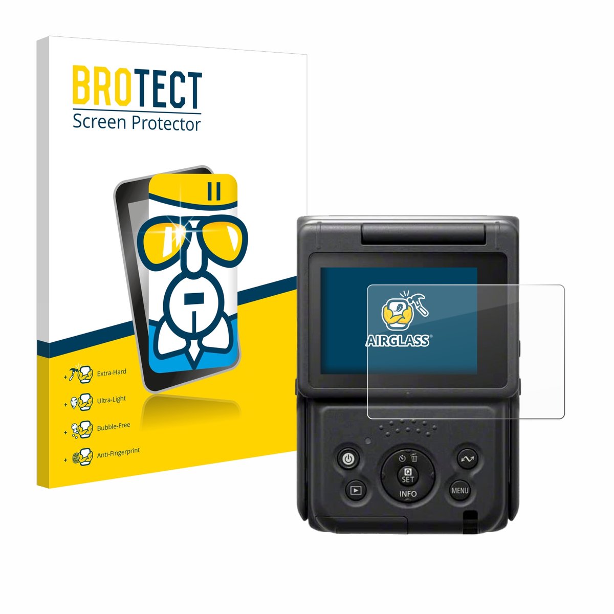 Screenprotector voor Canon PowerShot V10 Vlog Camera Beschermglas transparant