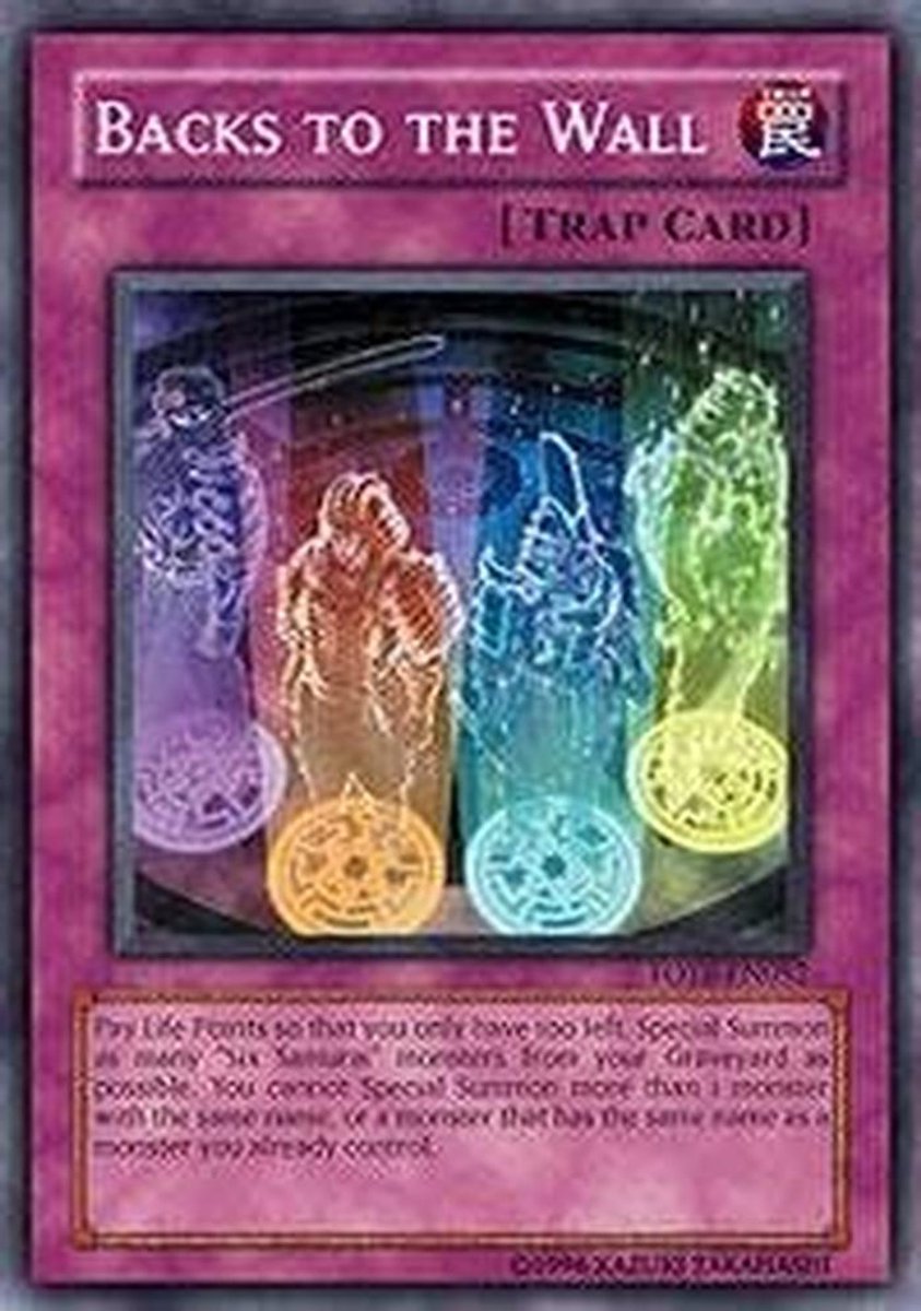 Yu-Gi-Oh! Kaartspel Kaart Backs to the Wall Force of the Breaker Common