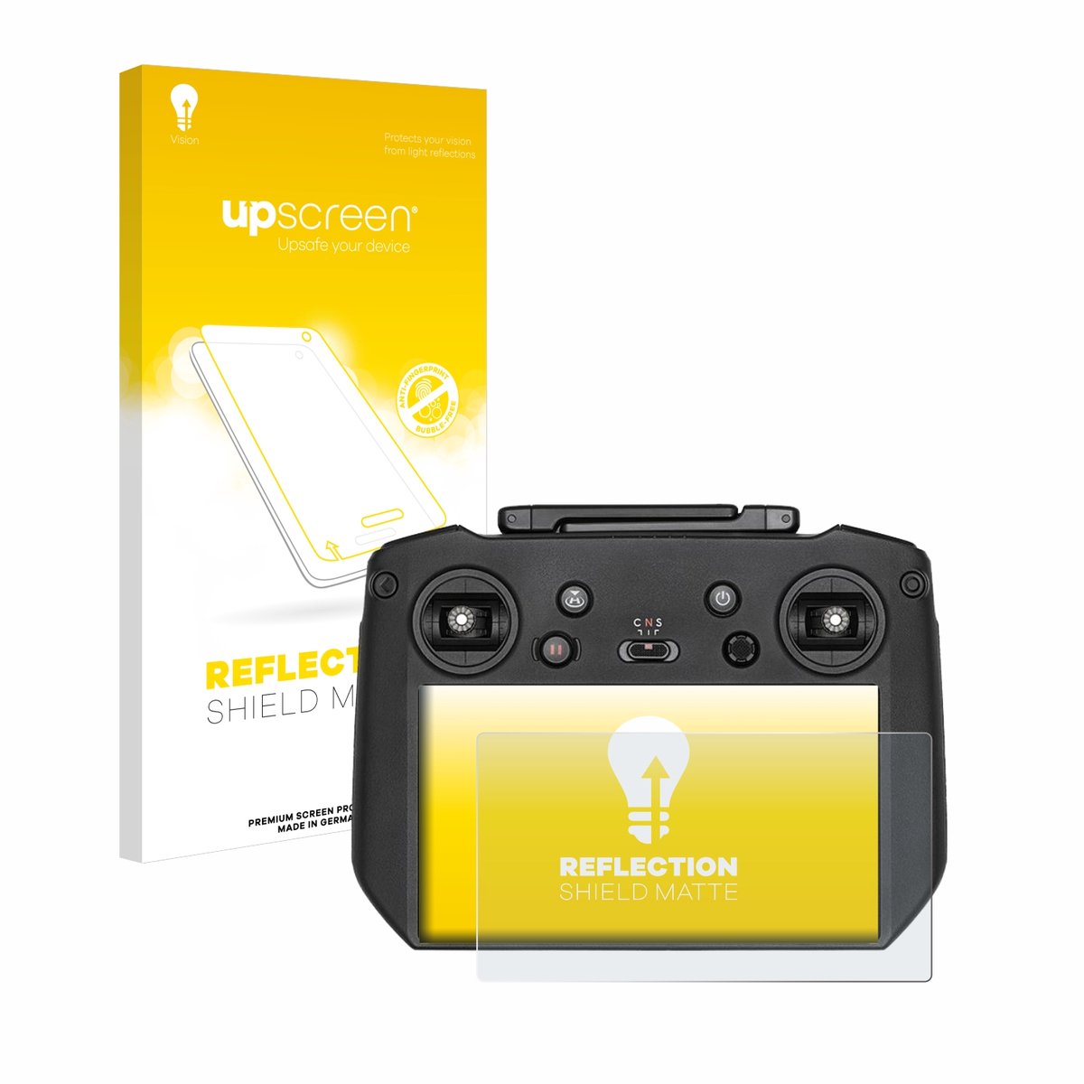 upscreen - Screenprotector voor DJI Mavic 3 RC Pro - Folie Beschermfolie anti glare matte