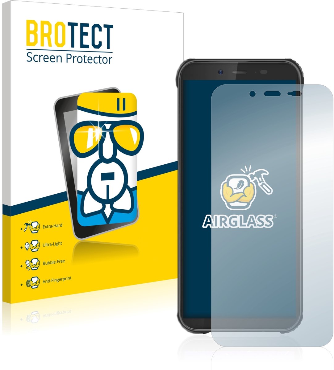 Screenprotector voor Blackview BV5500 Plus Beschermglas transparant