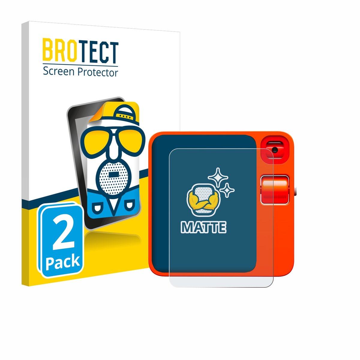 BROTECT - Screenprotector voor rabbit r1 - Folie Beschermfolie matte 2 Stuks