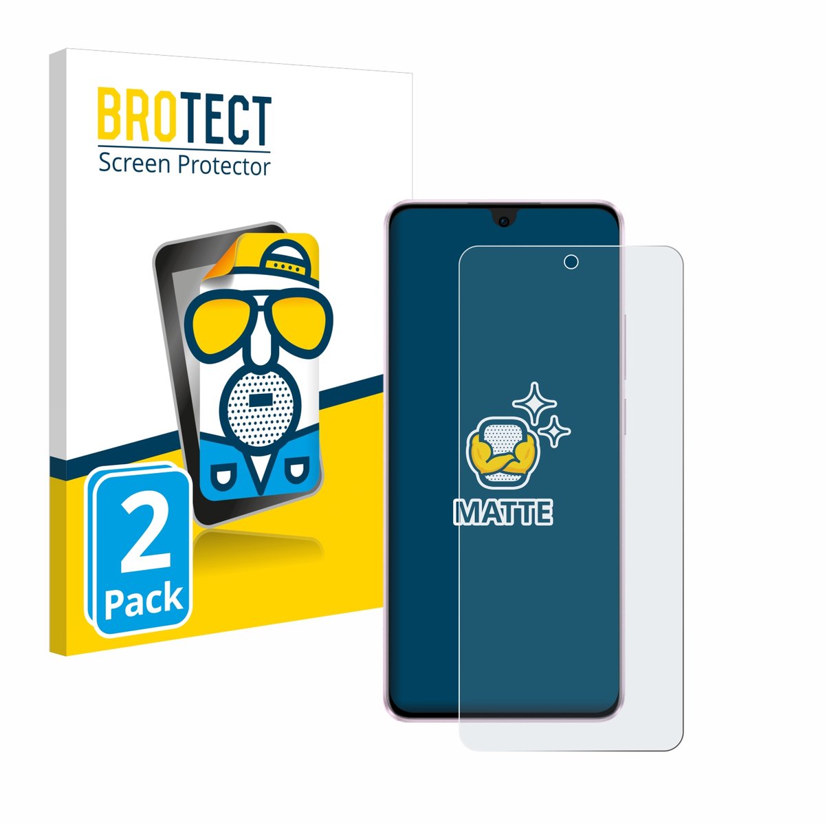 BROTECT - Screenprotector voor Oppo Reno 11 F - Folie Beschermfolie matte 2 Stuks