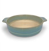 Lavandoux - Ovenschaal - Reactief Glazuur - Rond - Ø25x6,5 cm - Blue