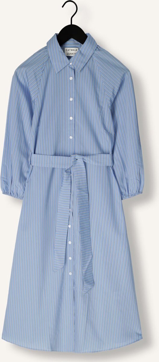 Catwalk Junkie Dr Yasmin Dames - Jurk - Blauw - Maat 34