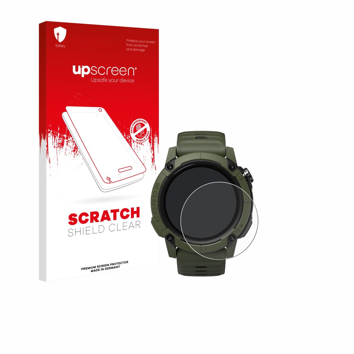upscreen - Screenprotector voor Coros NOMAD - Folie Beschermfolie transparant