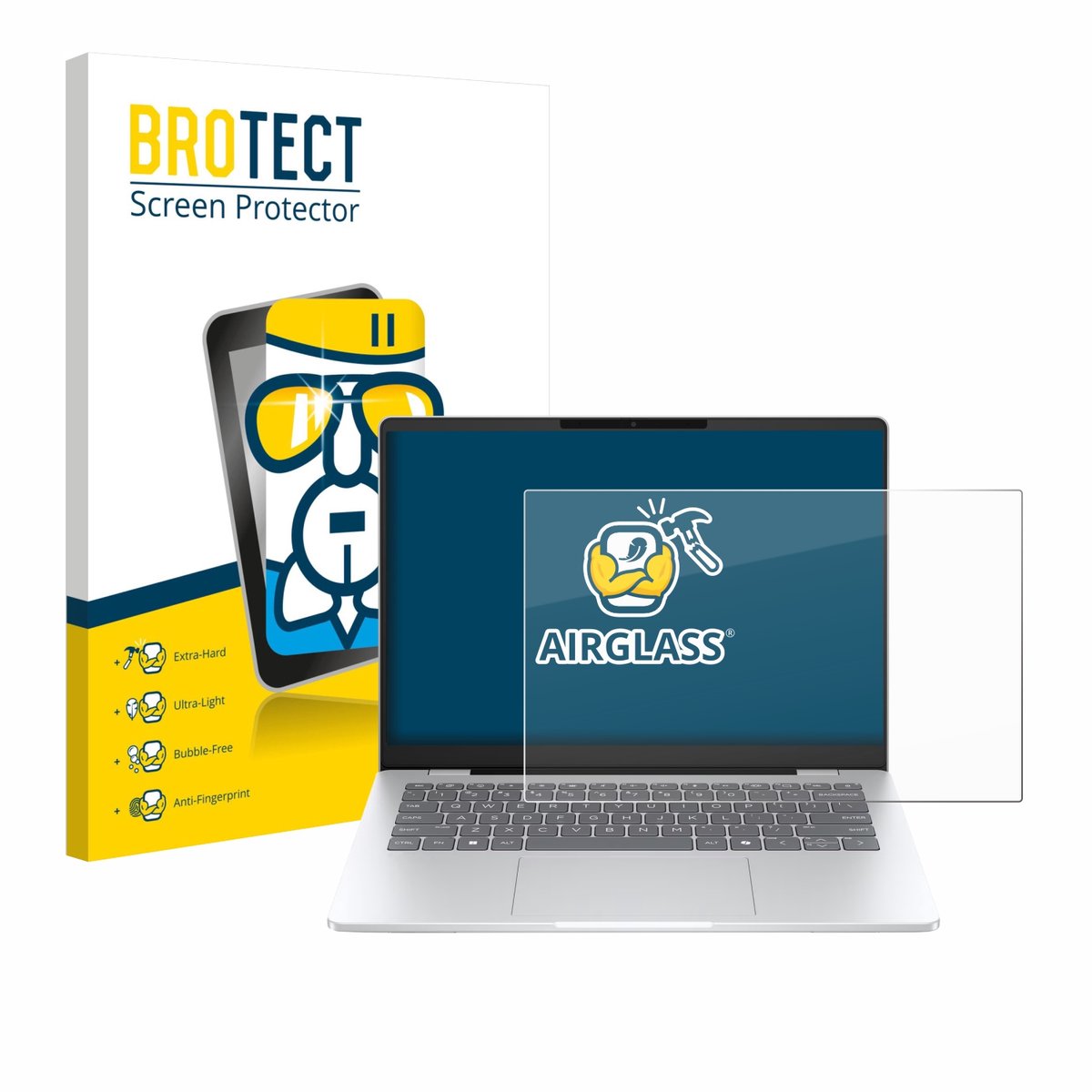 Screenprotector voor HP OmniBook 7 14" Laptop AI Beschermglas transparant