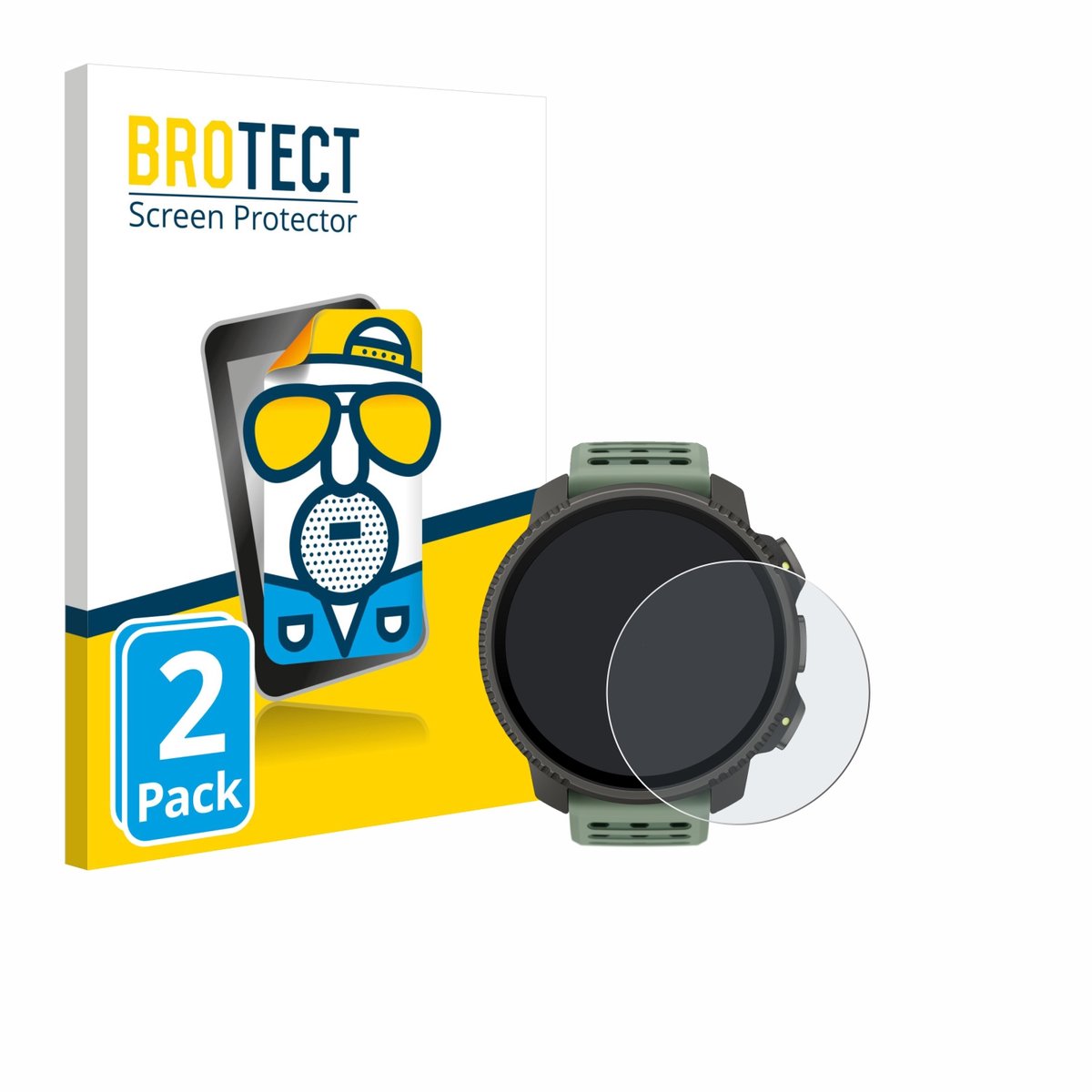 BROTECT - Screenprotector voor Suunto Vertical 2 - Folie Beschermfolie matte 2 Stuks