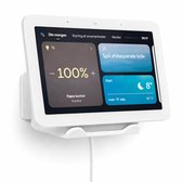 Wandhouder Geschikt voor Google Nest Hub 2e Generatie – Muurbeugel voor Smart Display – Ruimtebesparende Houder – Strak Design voor Keuken, Slaapkamer & Woonkamer – Wit