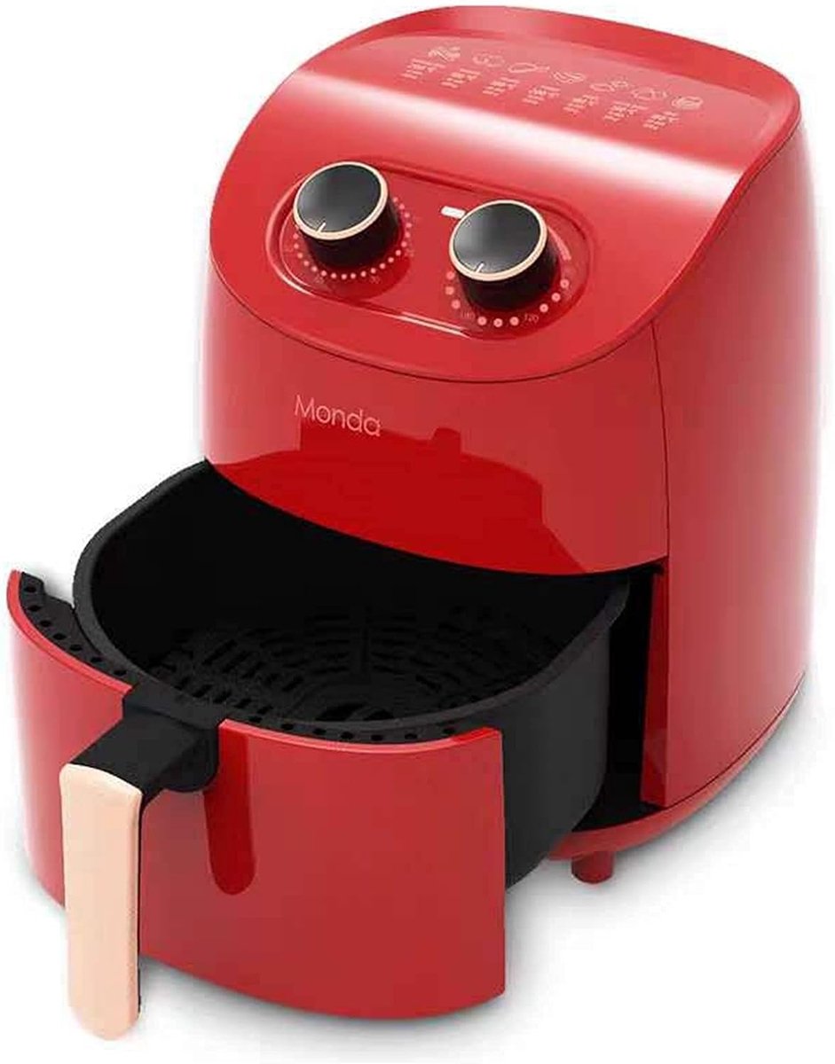 Luchtfriteuse Thuis - Hetelucht Frituur - Snel Koken - 360 Graden Verwarming - 3.5 Liter - Multi