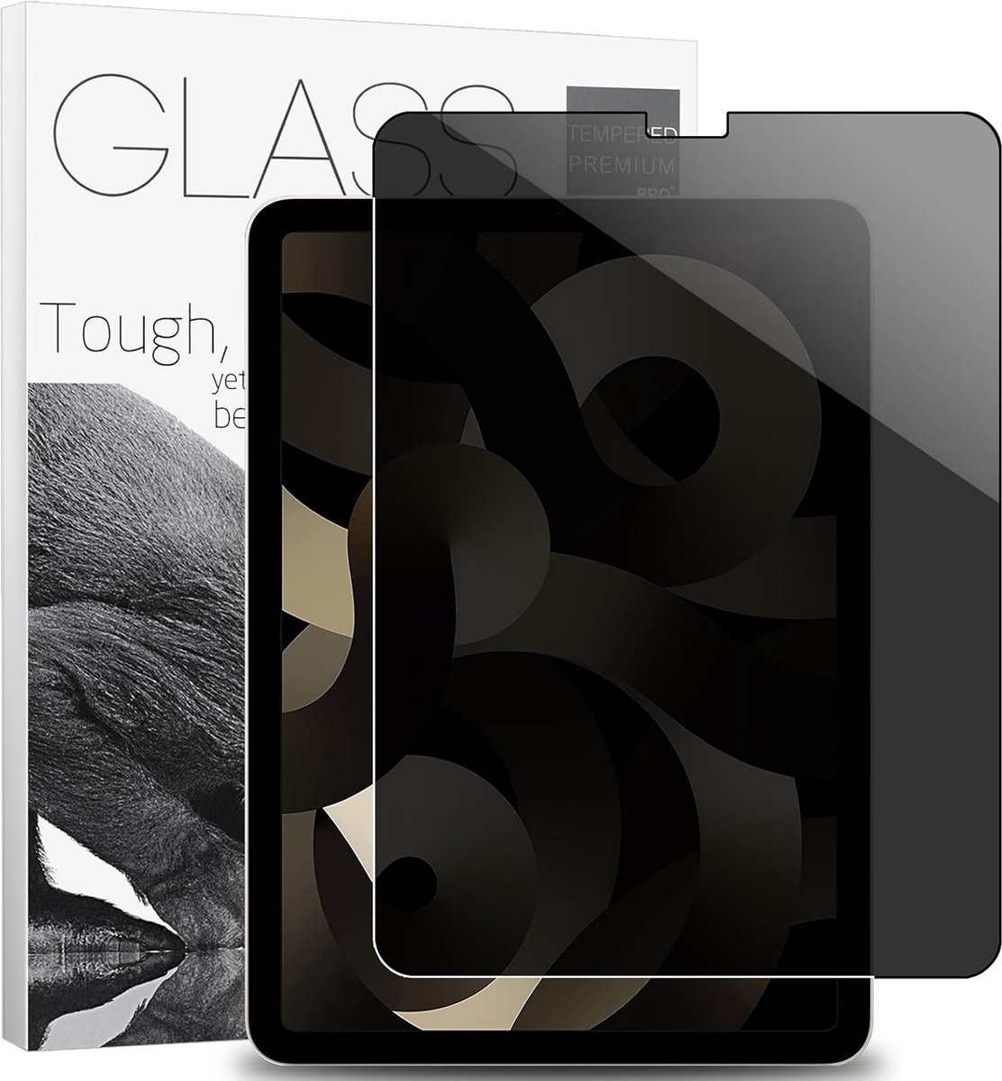 Privacy Screenprotector voor iPad Air 5 en 4 (10.9 inch) - Krasbestendig & 9H Hardheid