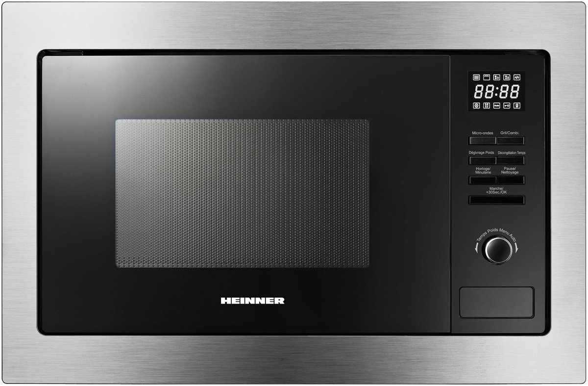 Heinner HMW-M2535BK mikrohullámú sütő, 25l, 850 W, Mechanikus vezérlés