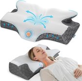 Oreiller orthopédique de soutien de la nuque avec mousse à mémoire de forme pour un soutien optimal