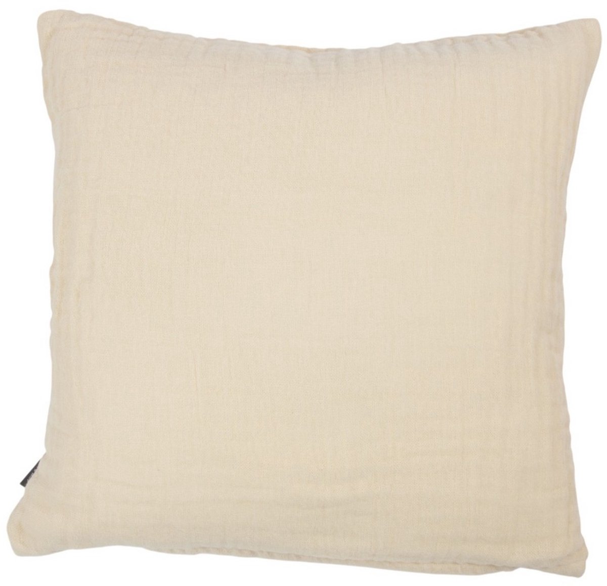 Linen & More Nova Kussen Mousseline crème 45x45cm Gebroken wit