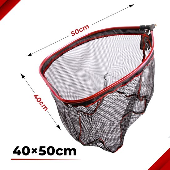Ultimate Streetfishing Landingsnet + Telescopische Steel 4.00m - Schepnet van Merkloos — afbeelding 3