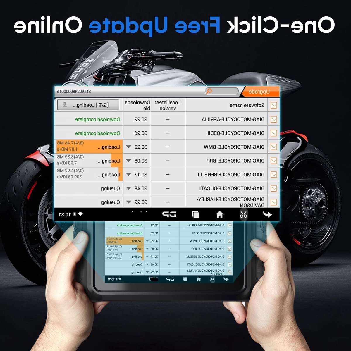 Motordiagnosetool – Motordiagnozesysteem – Motorscanner – Motordiagnoseapparaat – Foutcode Uitlezen – 7-Inch Touchscreen – Wi-Fi Connectiviteit