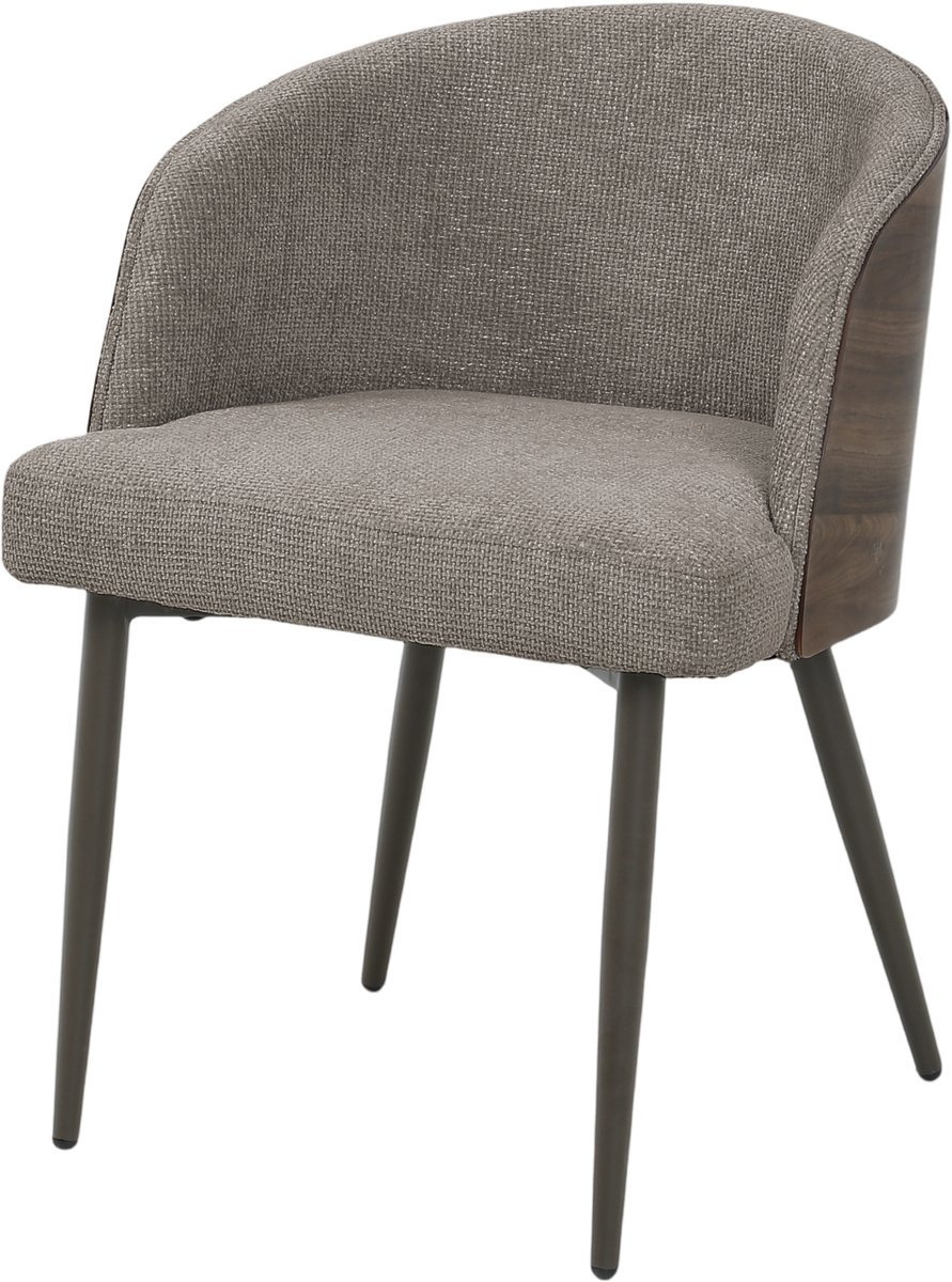 PTMD Bosca Dining Chair Legacy 3 Mink - set van 2 Bruin