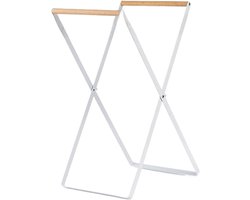 Camping Vuilniszakhouder - Afvalstandaard Prullenbak - Outdoor Evenementen - Verstelbaar voor 4 Zakken - 24x31x48cm - Zwart