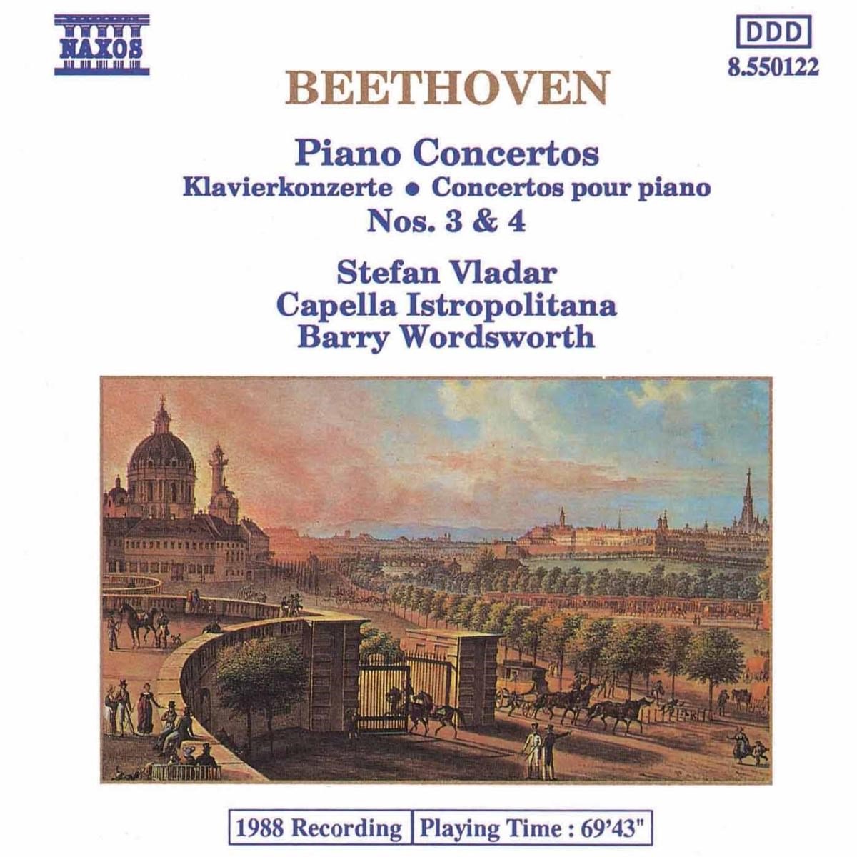 Stefan Vladar - Beethoven: Piano Concertos 3 & 4 (CD)
