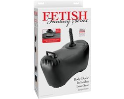Pipedream Fetish Fantasy Series Body Dock opblaasbaar Love Seat - Zwart