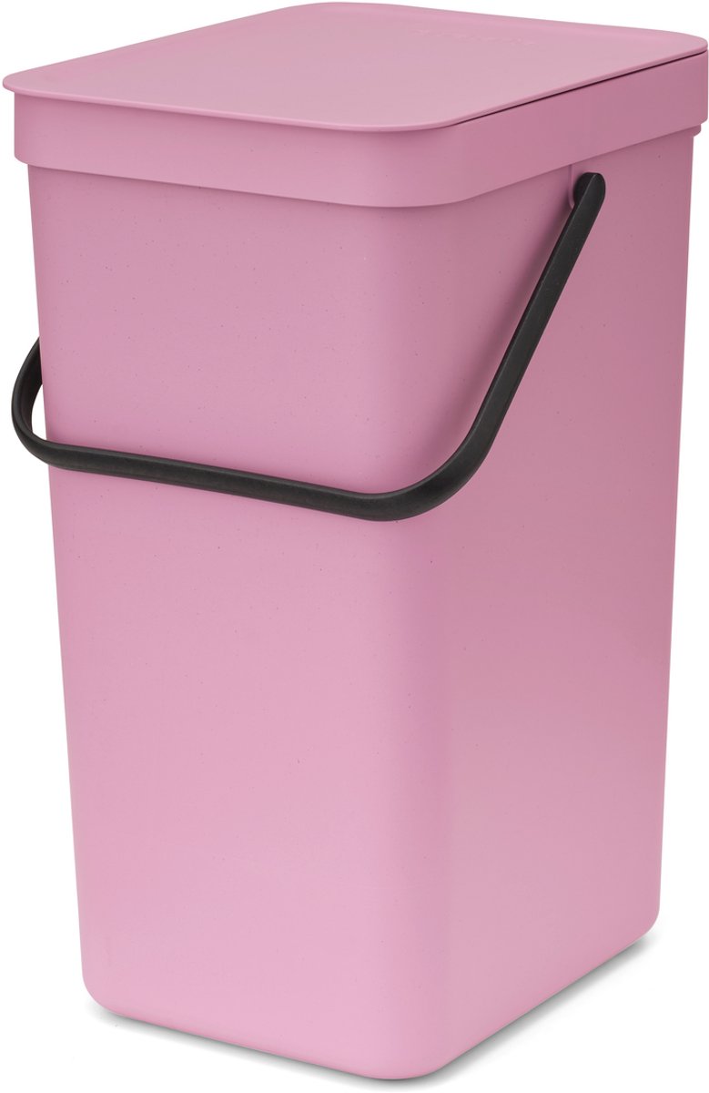 Brabantia Sort & Go Prullenbak - 16 l - Lilac Pink