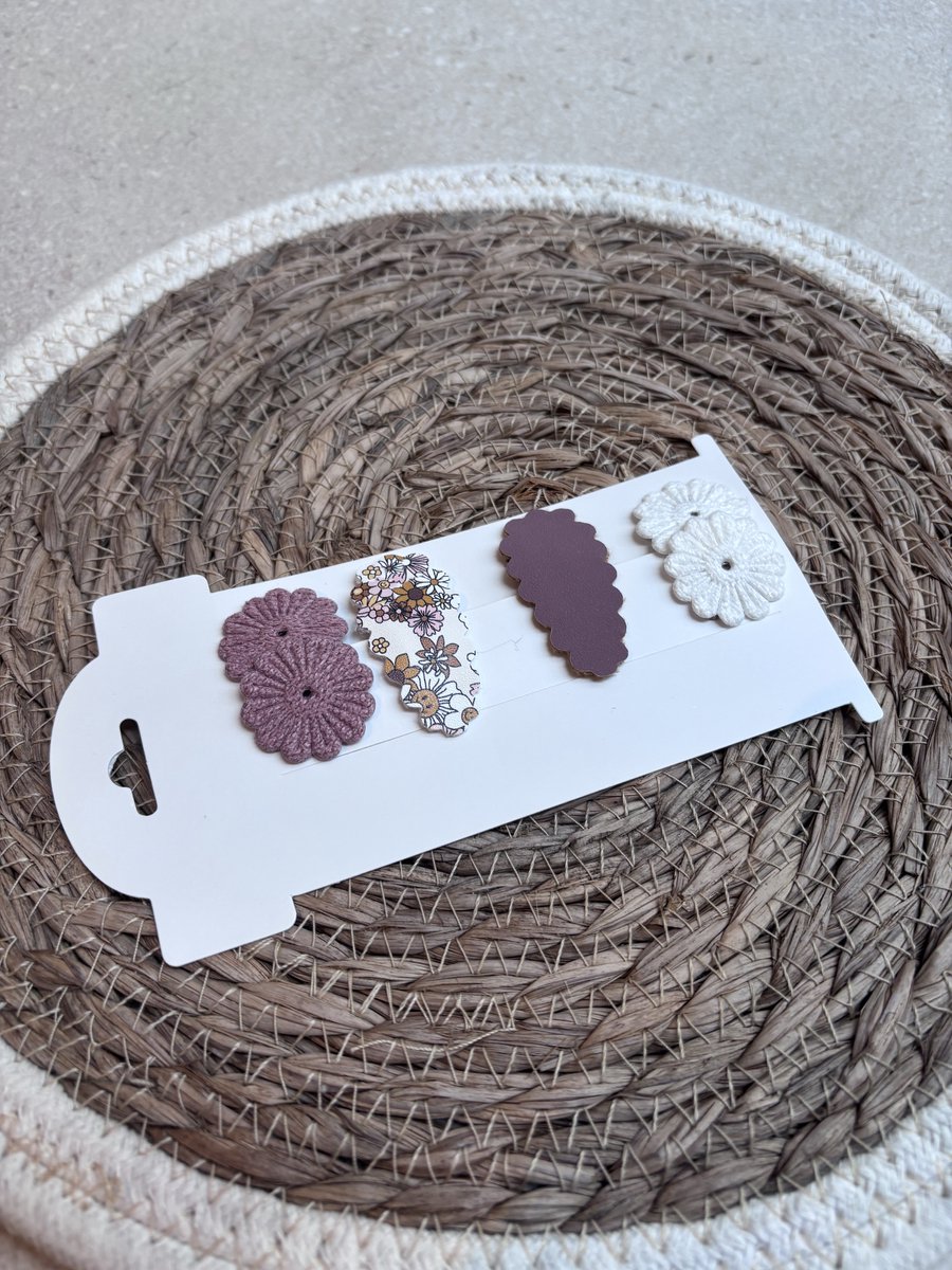 Antislip haarspeldjes Ziva - kinderknipjes - Babyhaarclipjes - Kinderhaaraccessoires - Haarspeldjes - Haarknipjes meisje - Haarknipjes baby - Haaraccessoires meisjes