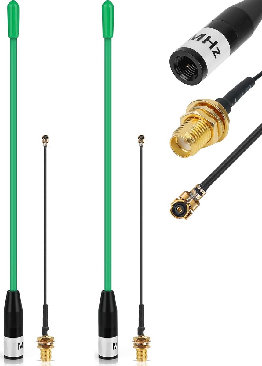 2 Stuks Krachtige 868 MHz LoRa Antenne met 10dBi Versterking en SMA Stekker
