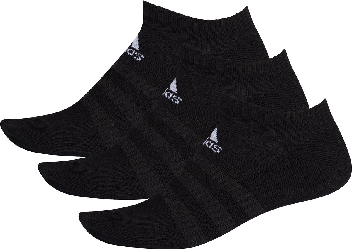 Sokken adidas Cushioned Low-Cut 3 Pairs Zwart