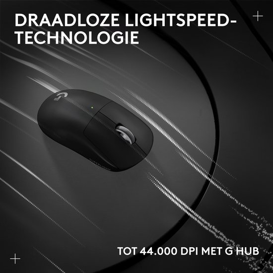 Logitech G Pro X Superlight 2 - Draadloze Gaming Muis - Lightspeed - Zwart