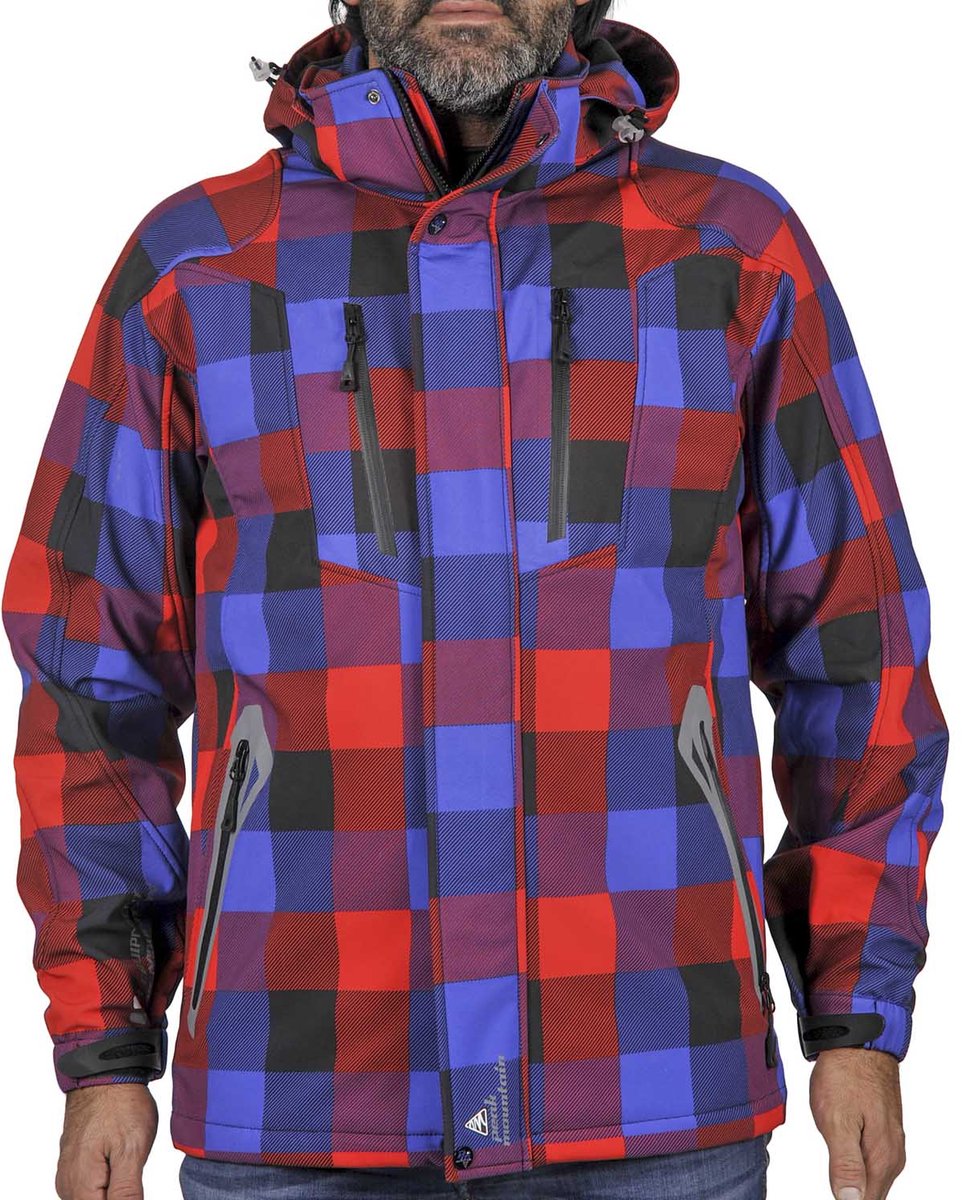 Softshell jas Peak Mountain Cina Blauw